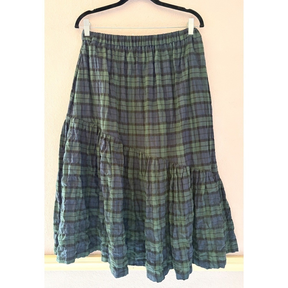 Hey‎ Gang Kids The Ranch Green Plaid Skirt Tartan Prairie Chore Size 2/3 NWT